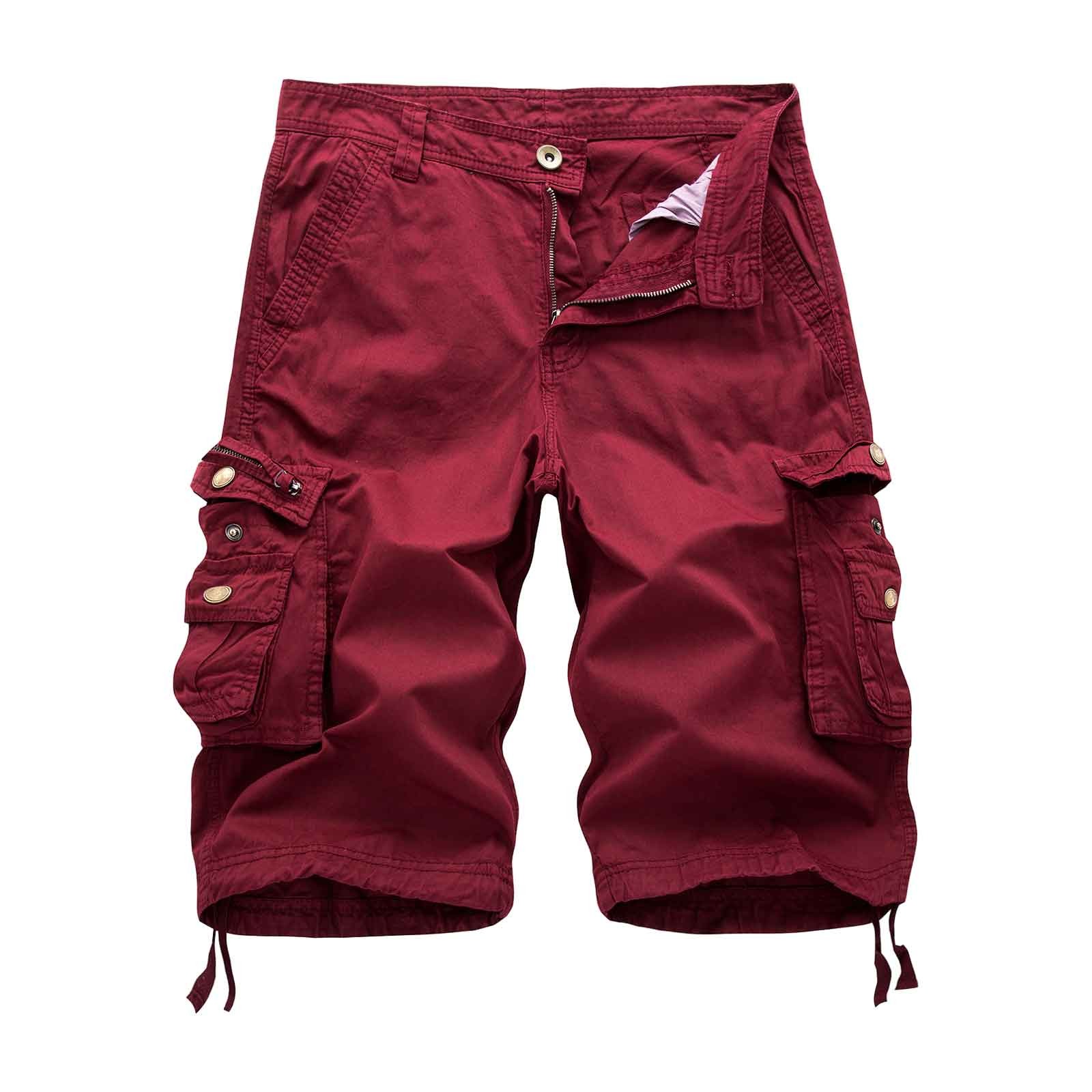 thumbnail image 2 of Pantalones cortos cargo informales de estilo mecánico para hombre - Pantalones holgados de 5 puntos, playa/fiesta - Todas las estaciones (S-XXXL), 2 of 4